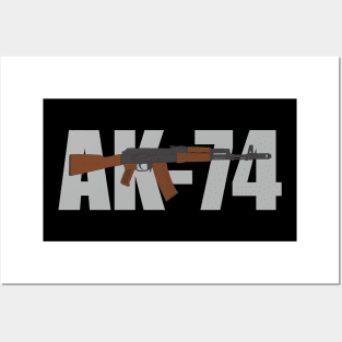 AK-74 Assault Rifle (Color version) Posters and Art